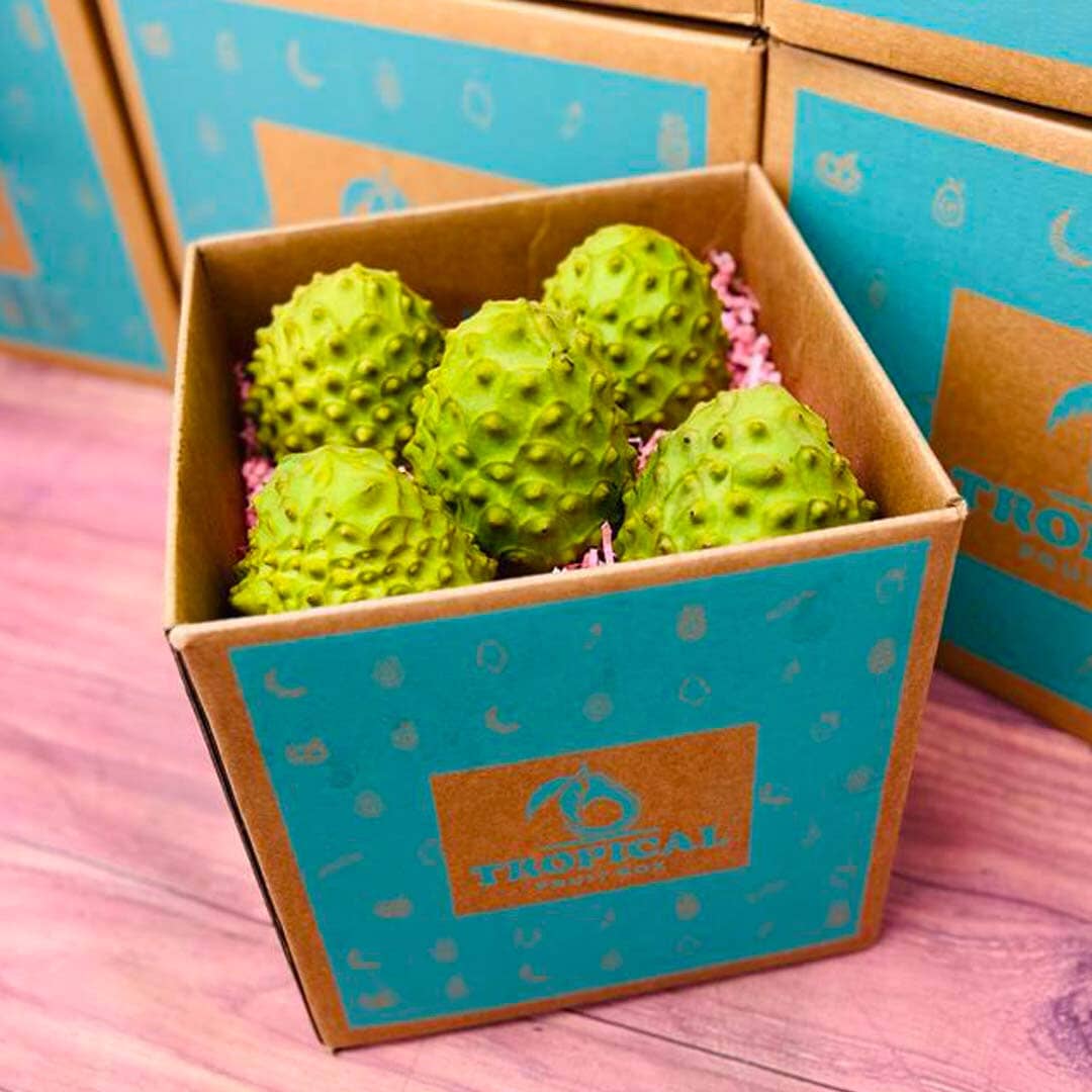 Cherimoya Fruit (Custard Apple) Box Specialty Box Tropical Fruit Box Small (5 Pounds) 