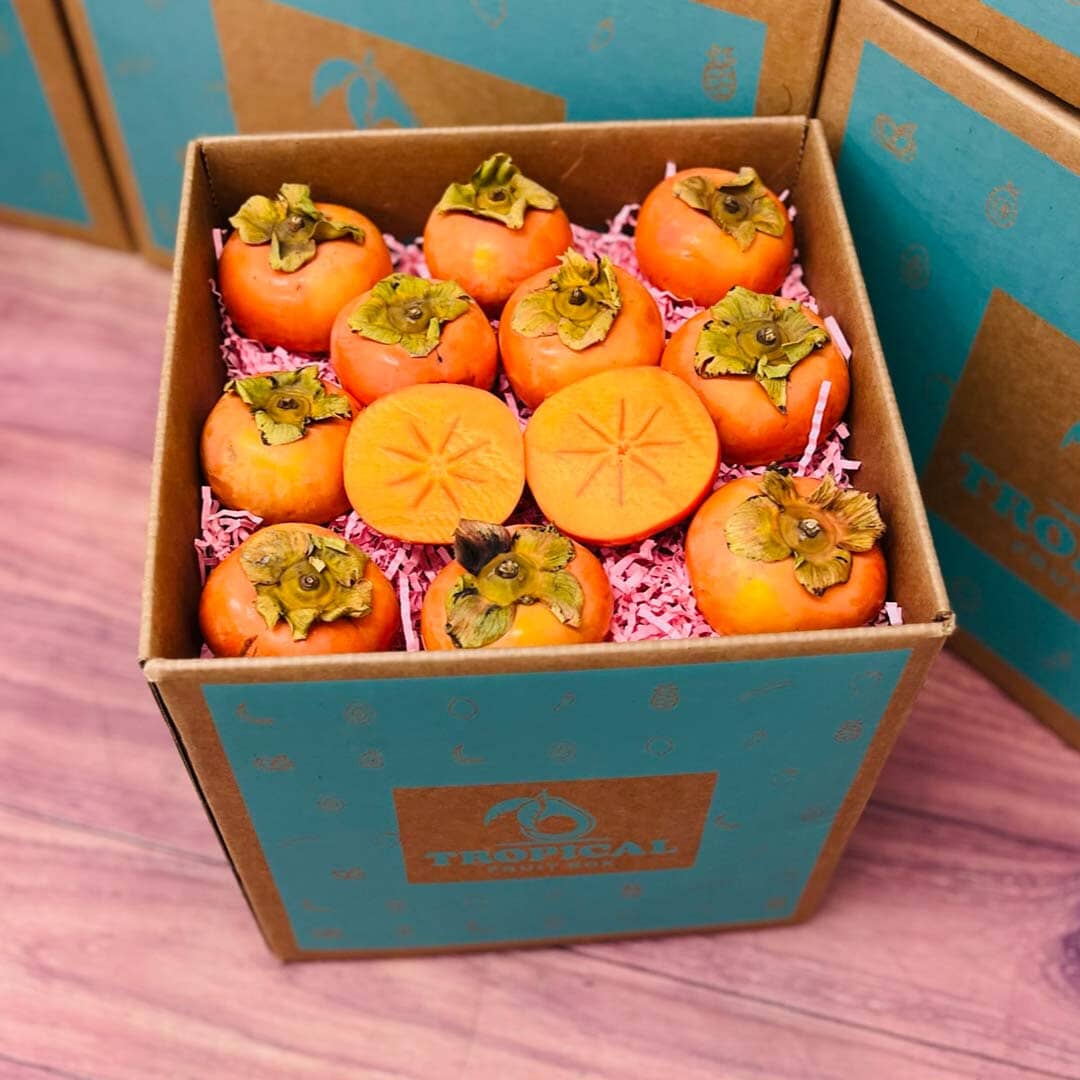 Fuyu Persimmons Specialty Box Tropical Fruit Box 
