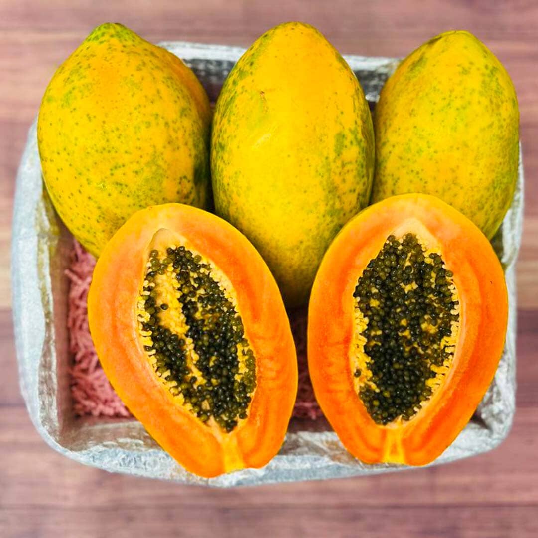 Tropical Fresh Papaya Box Produce Box Tropical Fruit Box 