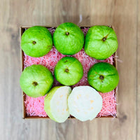 Thumbnail for Fresh Tropical White Guava Box (Thai Guava) Produce Box Tropical Fruit Box 5 lbs