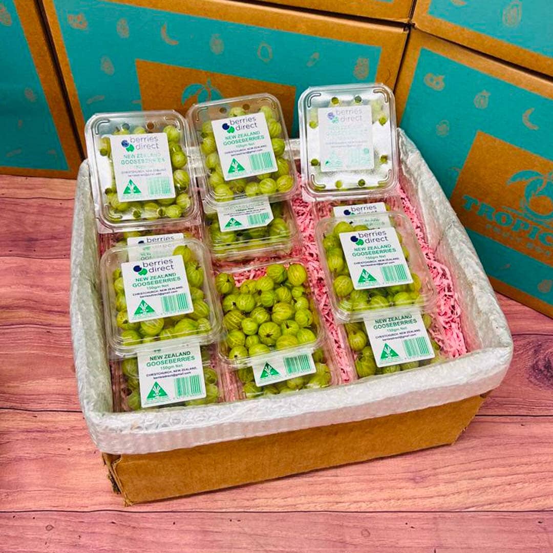 Gooseberries Fruit Box Specialty Box Tropical Fruit Box Large (10 Crates) 