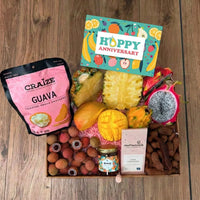 Thumbnail for TropiLuxe Premium Gift Box Specialty Box Tropical Fruit Box Medium (10 lbs) Happy Anniversary 
