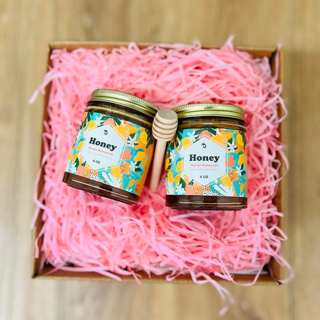 Mango Habanero Spicy Honey Tropical Fruit Box 2 Jars 