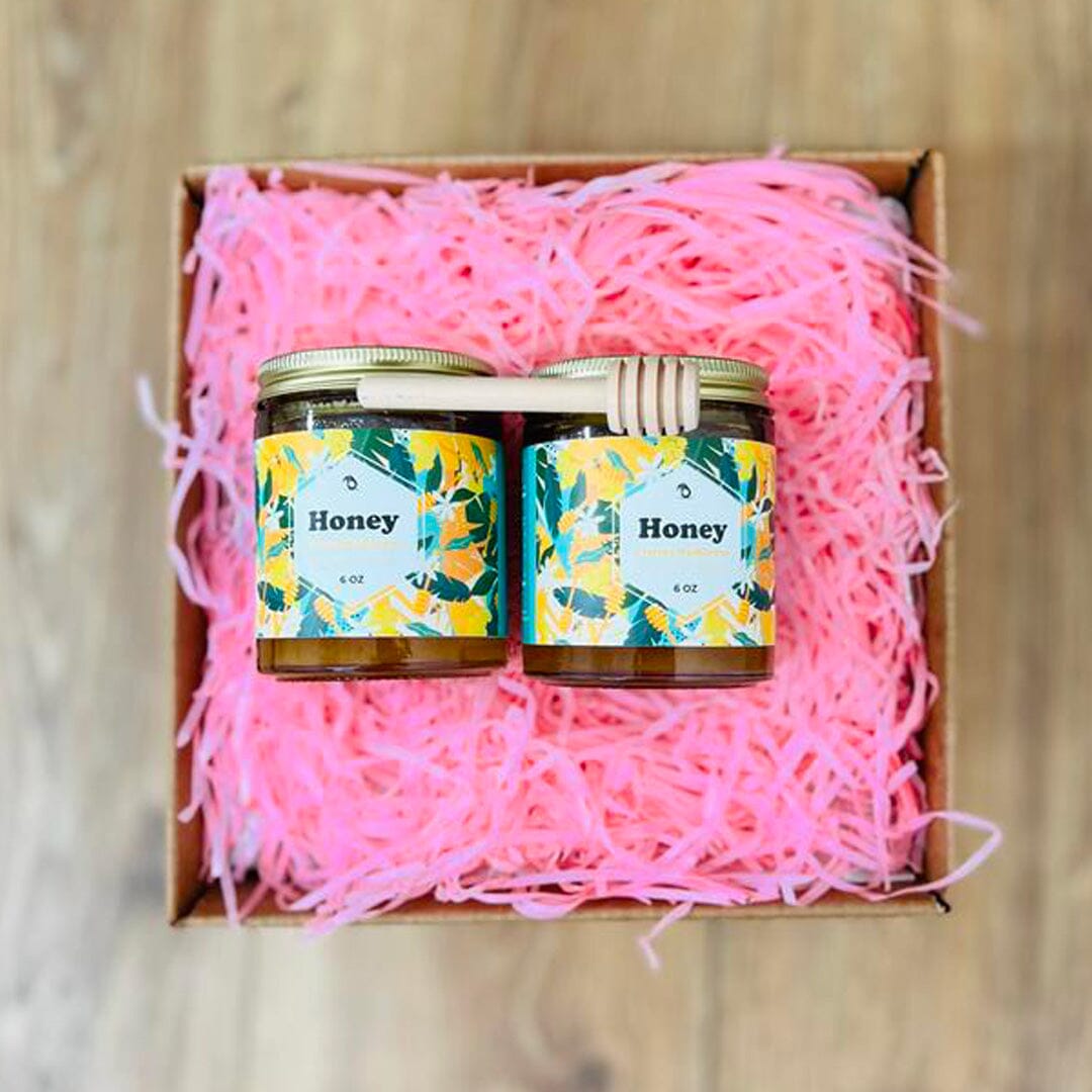 Florida Wildflower Honey Tropical Fruit Box 2 Jars 