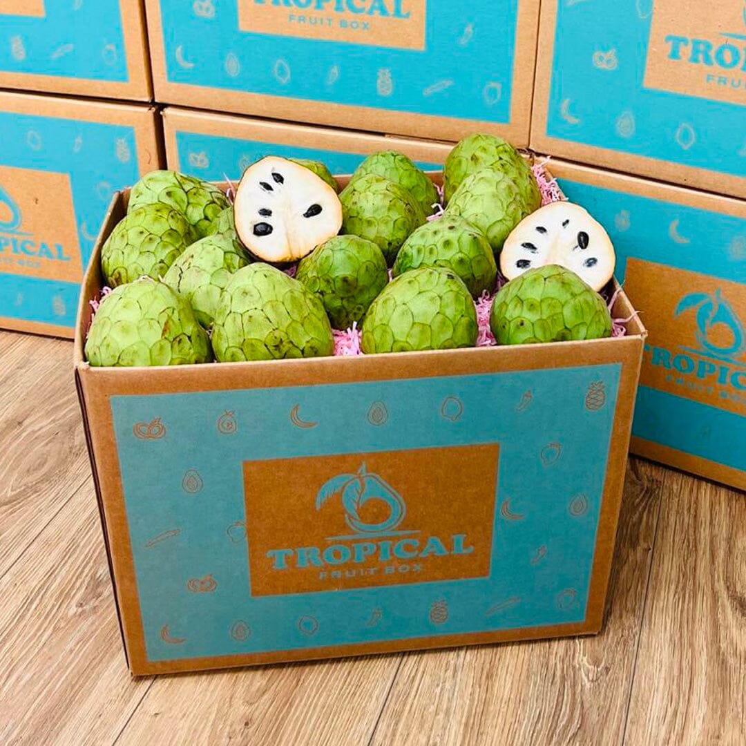 Cherimoya Fruit (Custard Apple) Box Specialty Box Tropical Fruit Box 