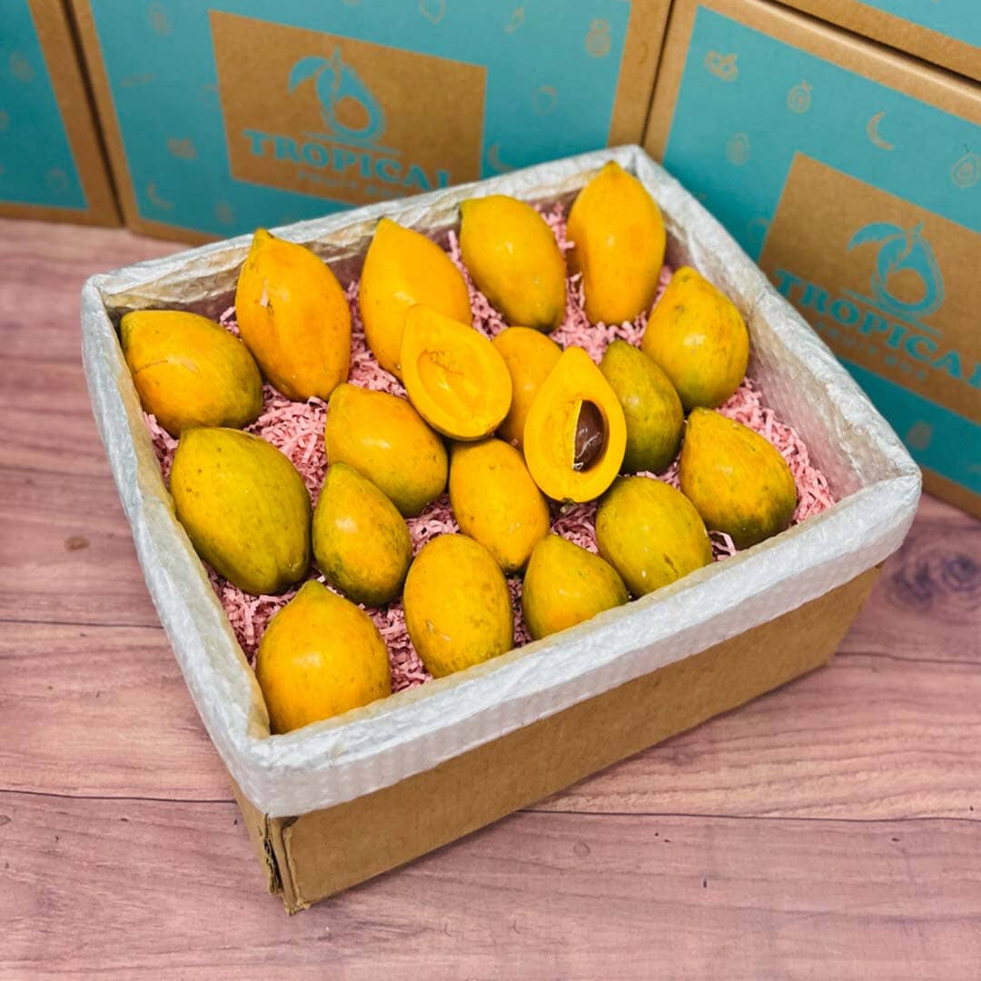 Eggfruit | Canistel | Yellow Sapote Box Specialty Box Tropical Fruit Box Large Box (8 Pounds) 