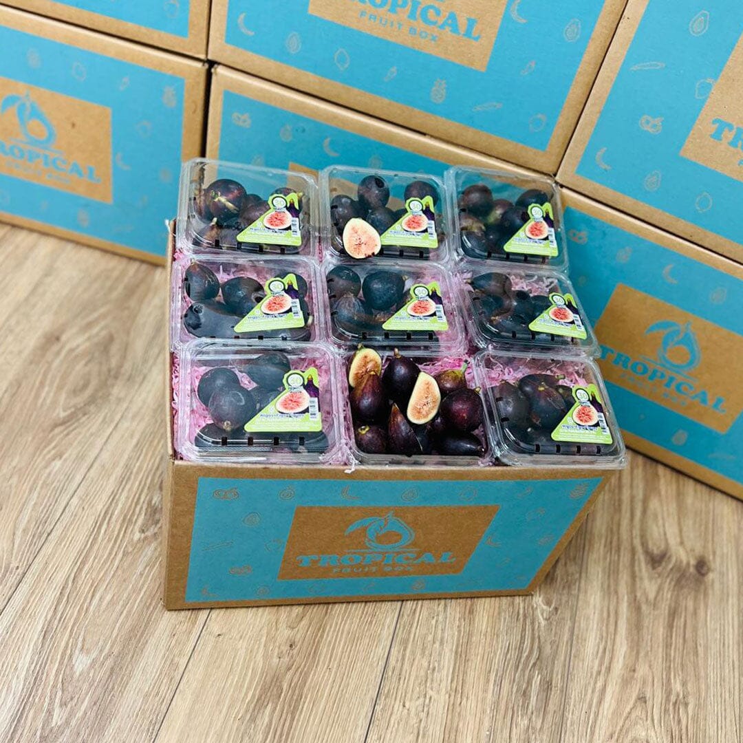 Fresh Black Mission Fig Box Figs Tropical Fruit Box 