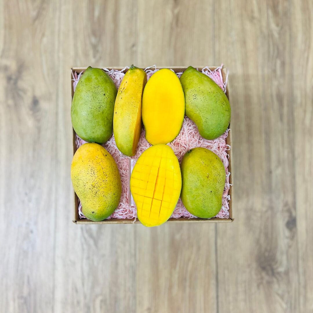 Francine Premium Mango Box GoogleON Tropical Fruit Box Small Box (3 lbs) 