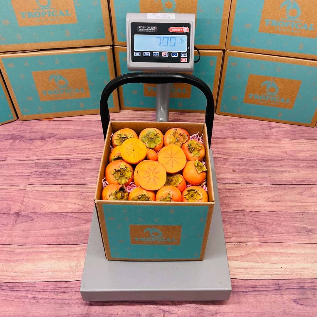 Fuyu Persimmons Specialty Box Tropical Fruit Box 