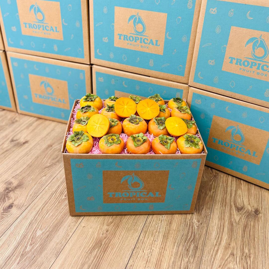 Fuyu Persimmons Specialty Box Tropical Fruit Box 