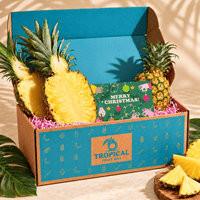 Thumbnail for Honeyglow™ Pineapple GoogleON Tropical Fruit Box 2 ct Merry Christmas 