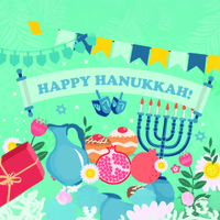 Thumbnail for Happy Hannukah Tropical Fruit Box 