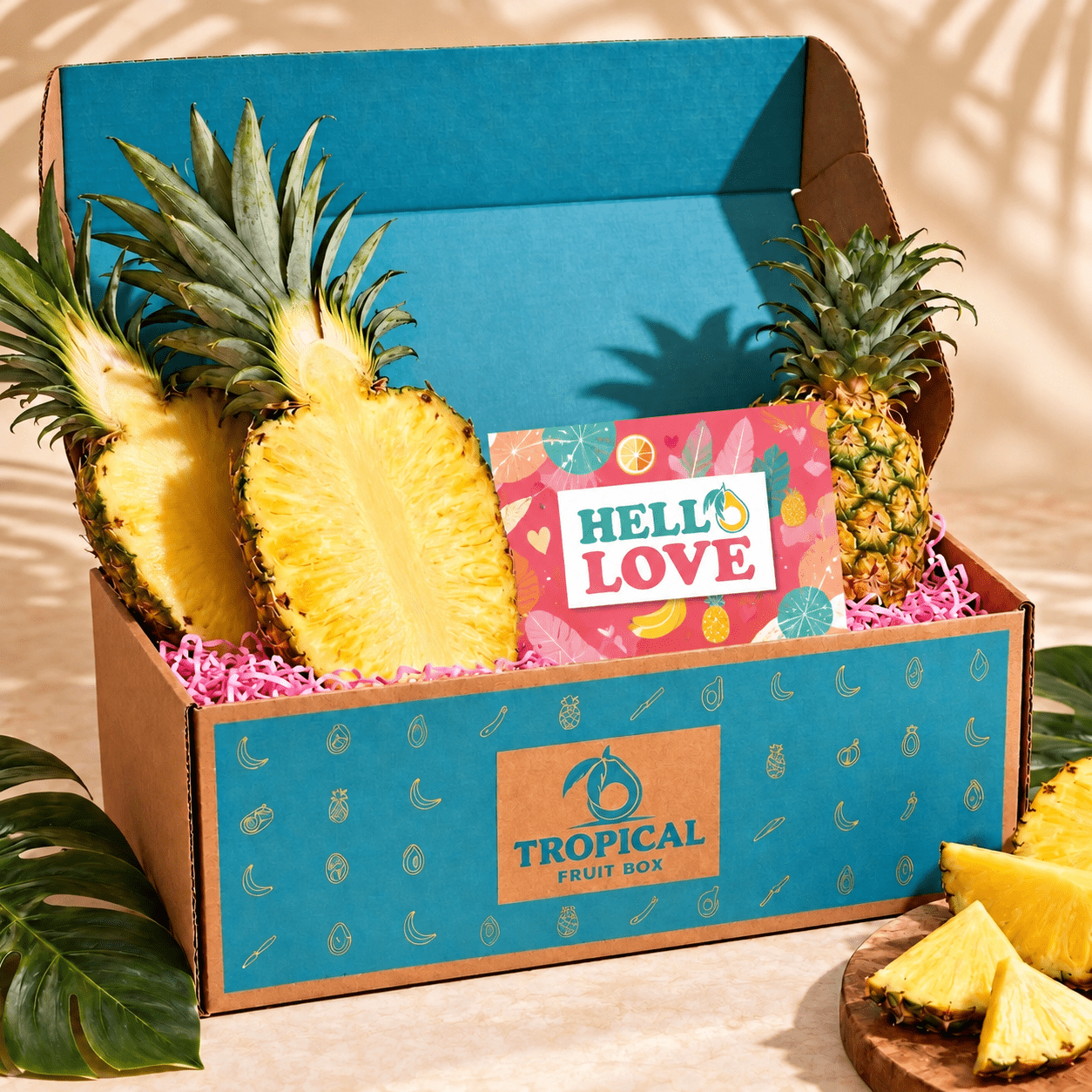 Honeyglow™ Pineapple GoogleON Tropical Fruit Box 2 ct Love you 