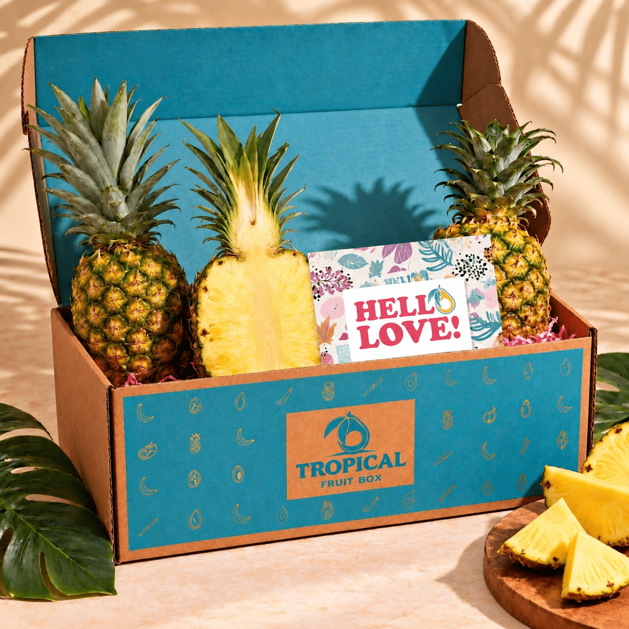 Honeyglow™ Pineapple GoogleON Tropical Fruit Box 3 ct Love you 