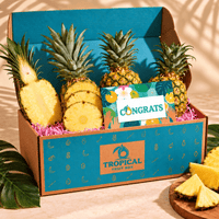 Thumbnail for Honeyglow™ Pineapple GoogleON Tropical Fruit Box 4 ct Congrats 