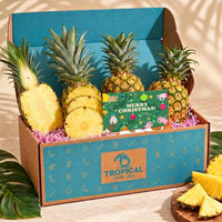 Thumbnail for Honeyglow™ Pineapple GoogleON Tropical Fruit Box 4 ct Merry Christmas 