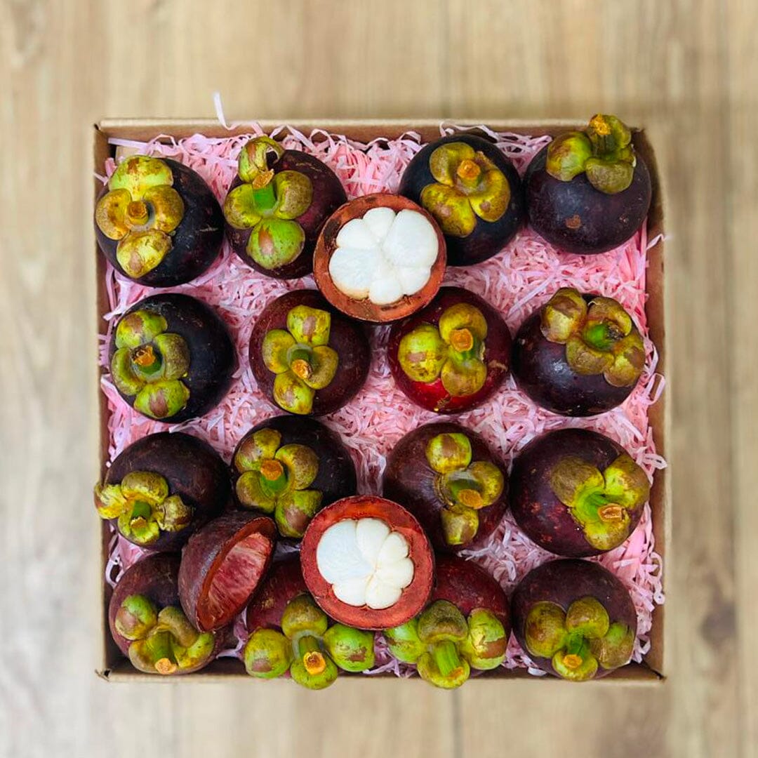 Purple Mangosteen Fruit Box GoogleON Tropical Fruit Box 