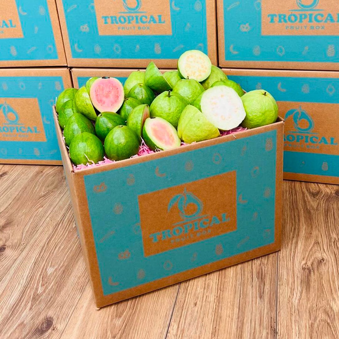 Guva Box Mixed Pink & White Guava Box - Small (3 Pounds) - Tropical Fruit Box