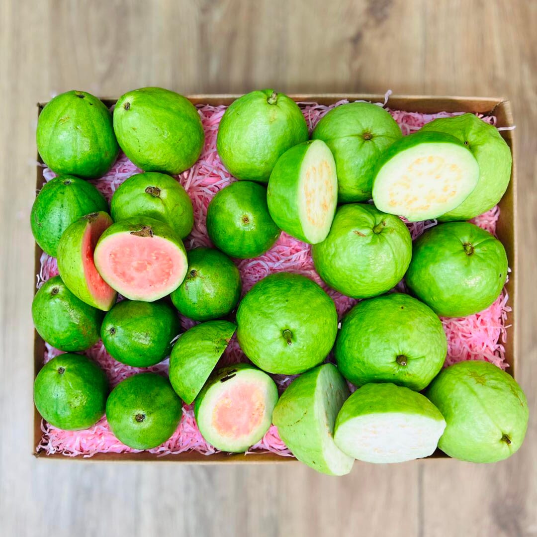 Mixed Pink \u0026 White Guava Box - Large (8 Pounds), image size:1080x1080