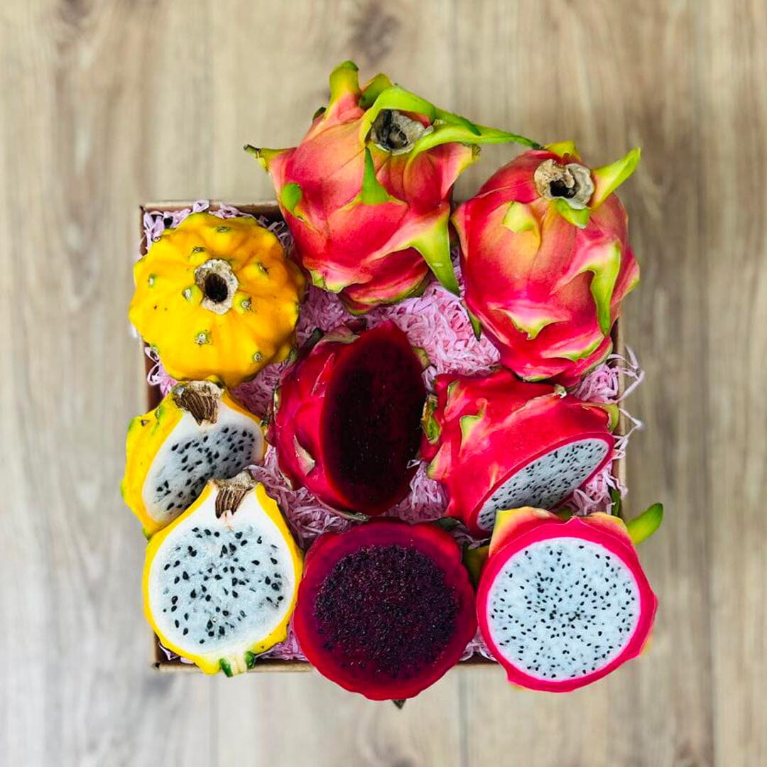 Dragon Fruit | Pitahaya Mix Box Dragon Fruit Tropical Fruit Box Small (5 Pounds) 