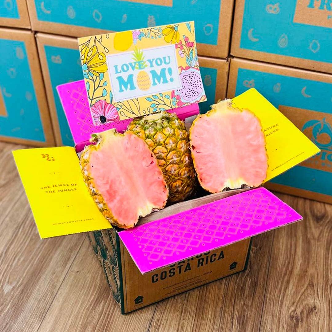 Pinkglow® Pink Pineapple Duo Box GoogleON Tropical Fruit Box 