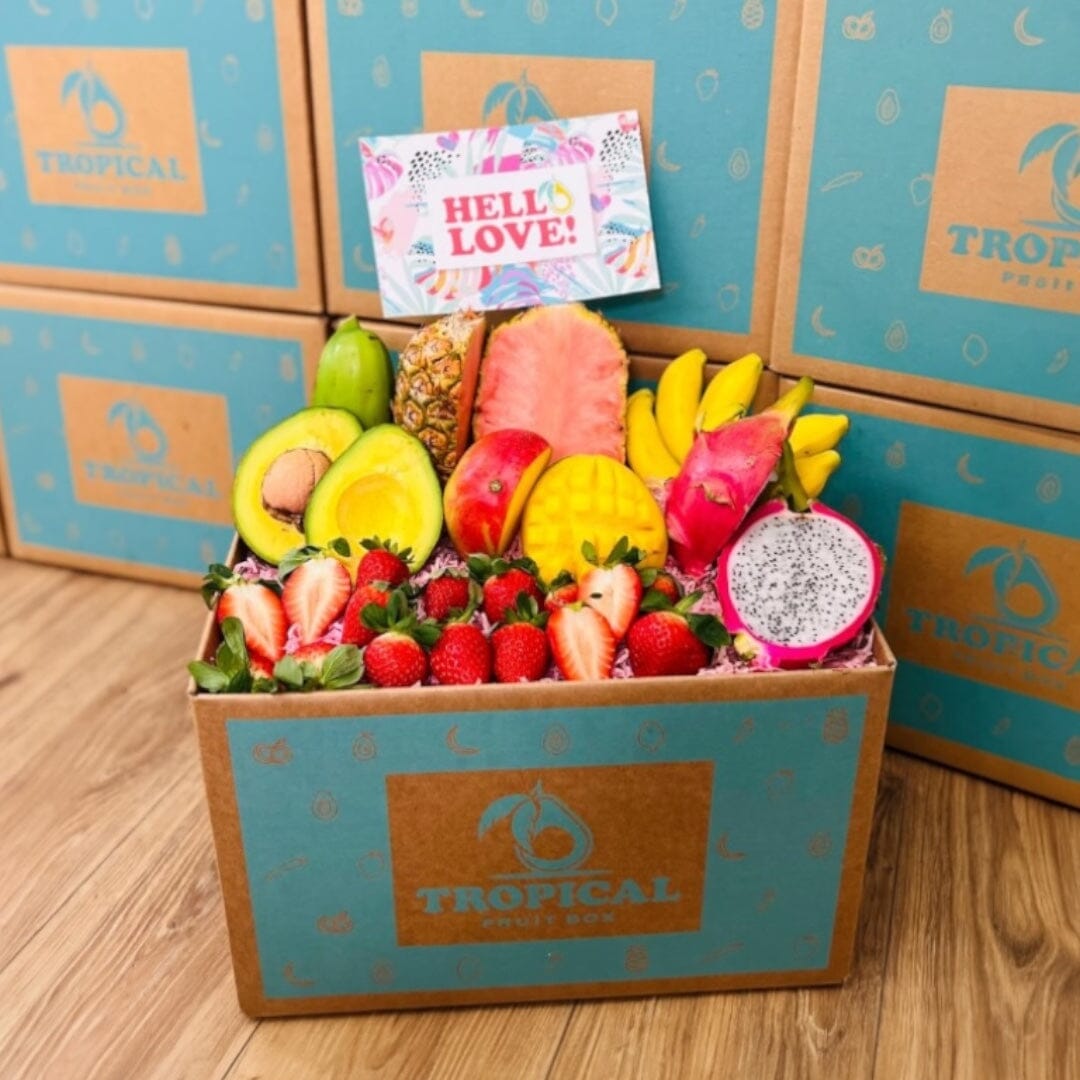 Taste the Tropics Fruit Box GoogleON Tropical Fruit Box 