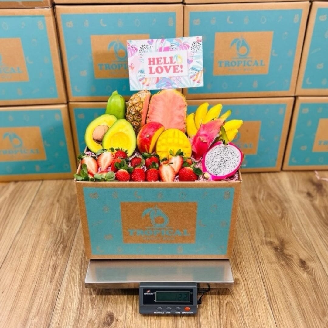 Taste the Tropics Fruit Box GoogleON Tropical Fruit Box 