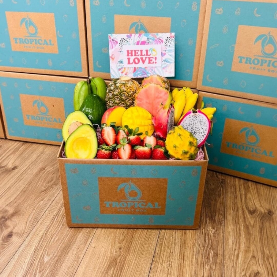 Taste the Tropics Fruit Box GoogleON Tropical Fruit Box 