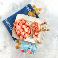 Thumbnail for Happy Hanukkah Pinkglow® Pink Pineapple Exclusive Gift Box Tropical Fruit Box 