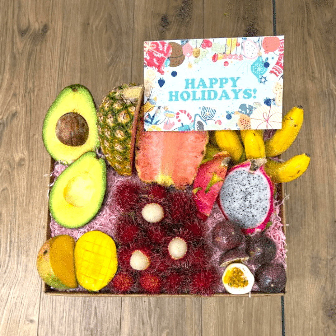 Taste the Tropics Fruit Box GoogleON Tropical Fruit Box 
