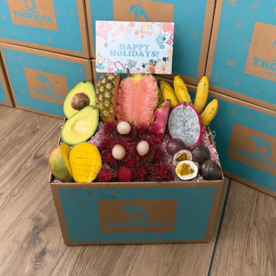 Taste the Tropics Fruit Box GoogleON Tropical Fruit Box 