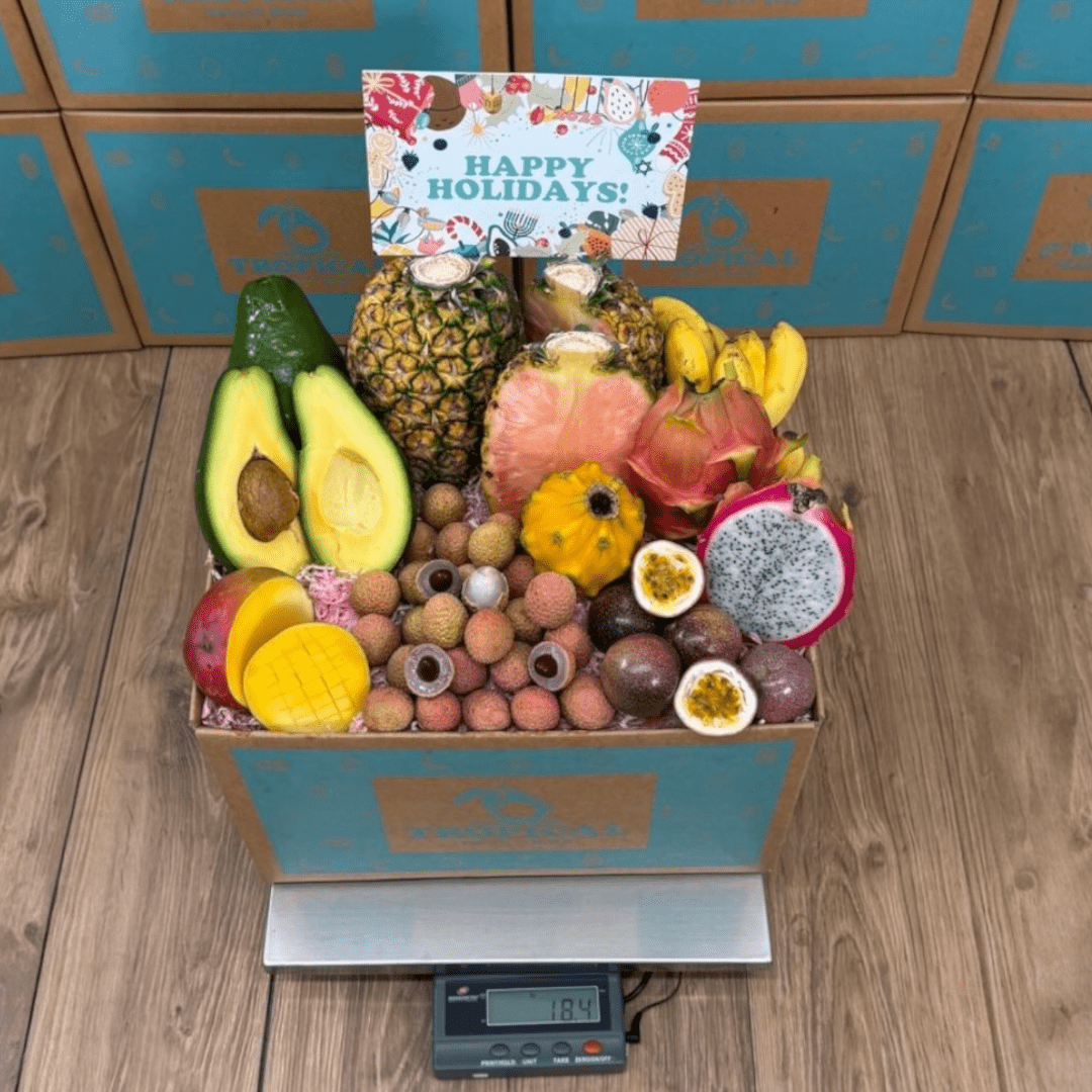 Taste the Tropics Fruit Box GoogleON Tropical Fruit Box 