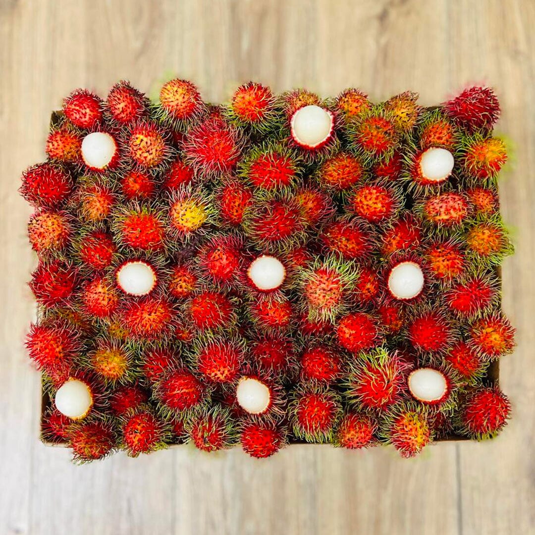 Rambutan Box GoogleON Tropical Fruit Box Large (8 Pounds) 