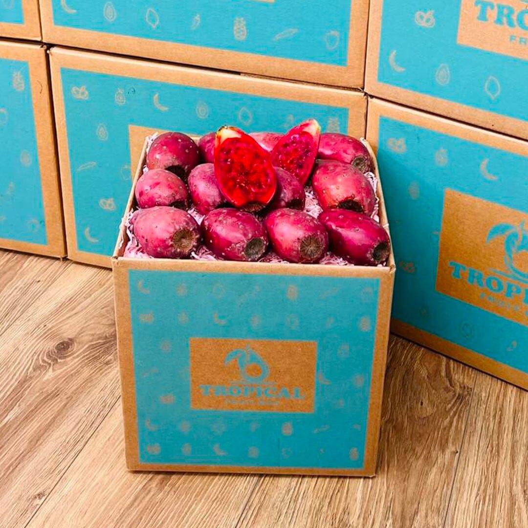 Red Cactus Pear | Prickly Pear Box Produce Box Tropical Fruit Box 