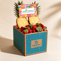 Thumbnail for Strawberry HoneyGlow Double Delight Box Tropical Fruit Box Get well 