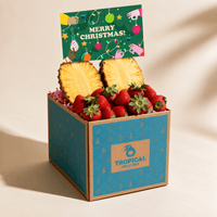 Thumbnail for Strawberry HoneyGlow Double Delight Box Tropical Fruit Box Merry Christmas 