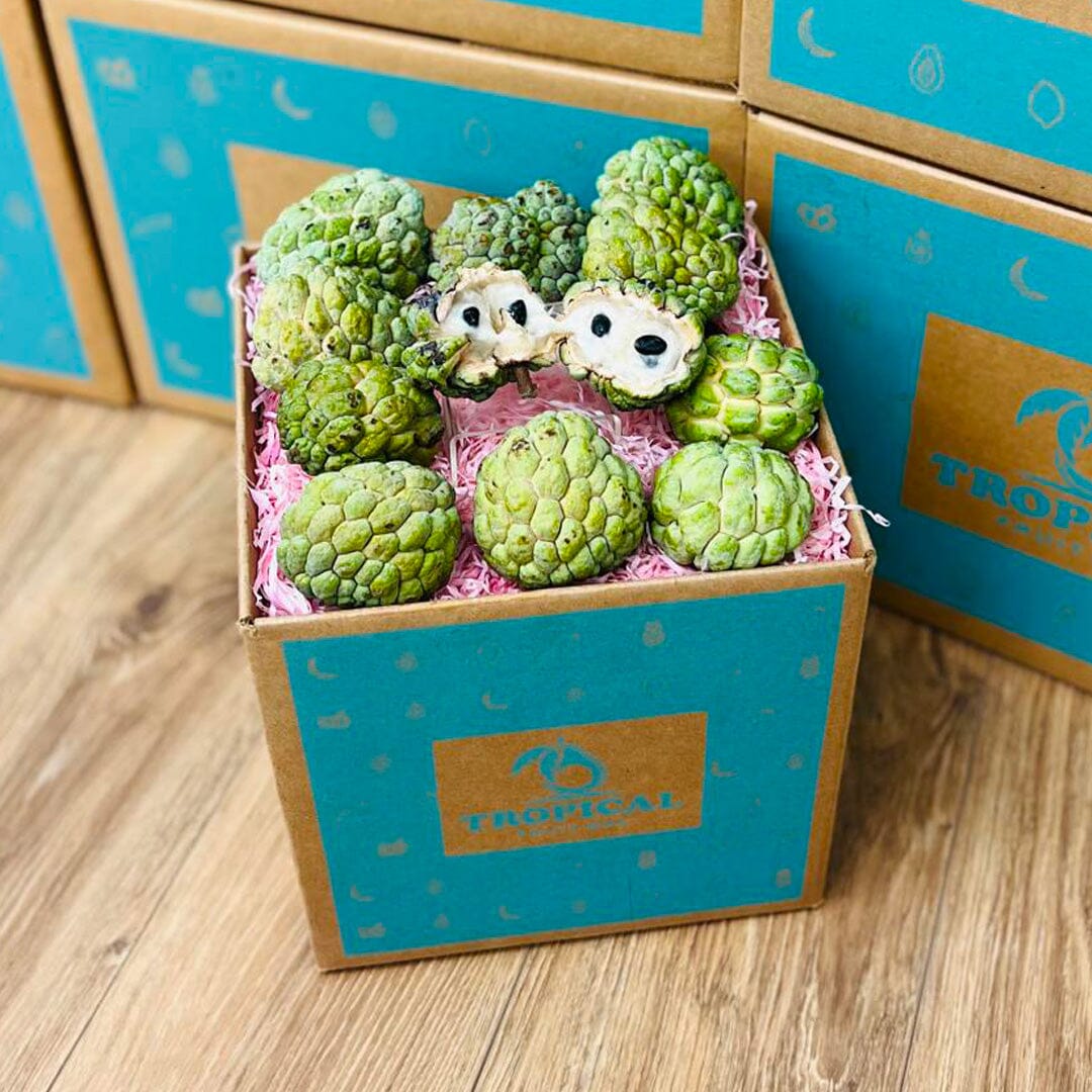 Fresh Sugar Apple | Sweet Sop | Anon Box Specialty Box Tropical Fruit Box 