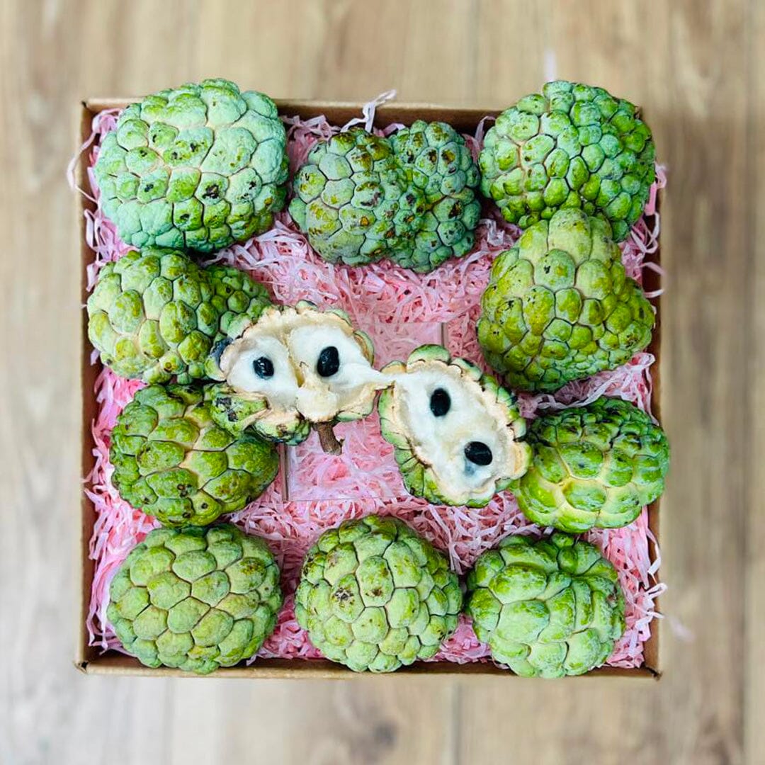 Fresh Sugar Apple | Sweet Sop | Anon Box Specialty Box Tropical Fruit Box Small (3 Pounds) 