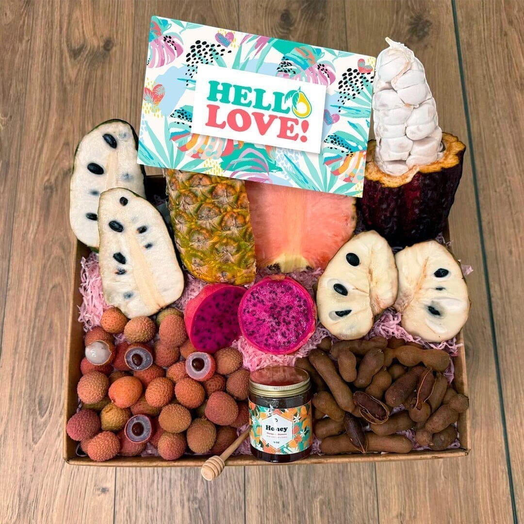 Taste the Exotics Fruit Box GoogleON Tropical Fruit Box
