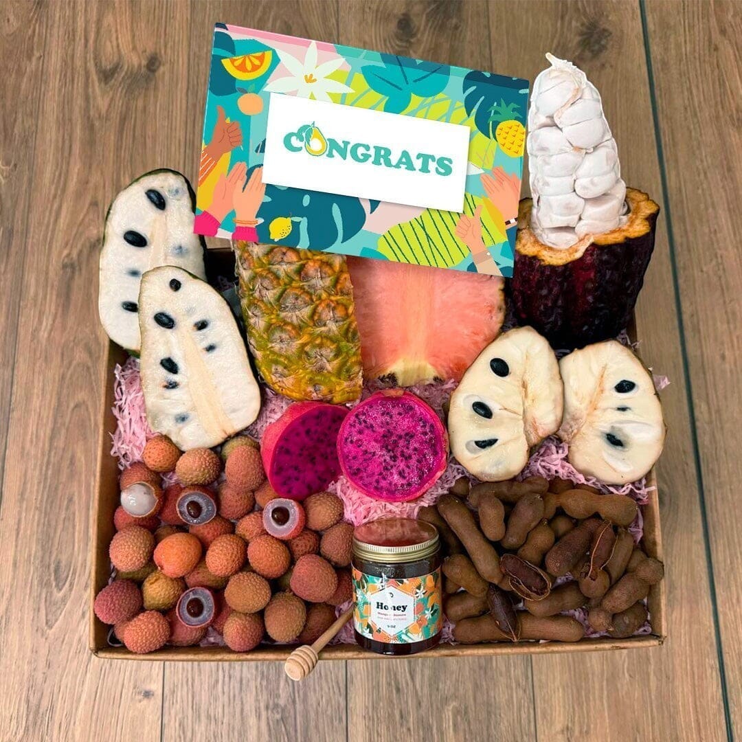 Taste the Exotics Fruit Box GoogleON Tropical Fruit Box