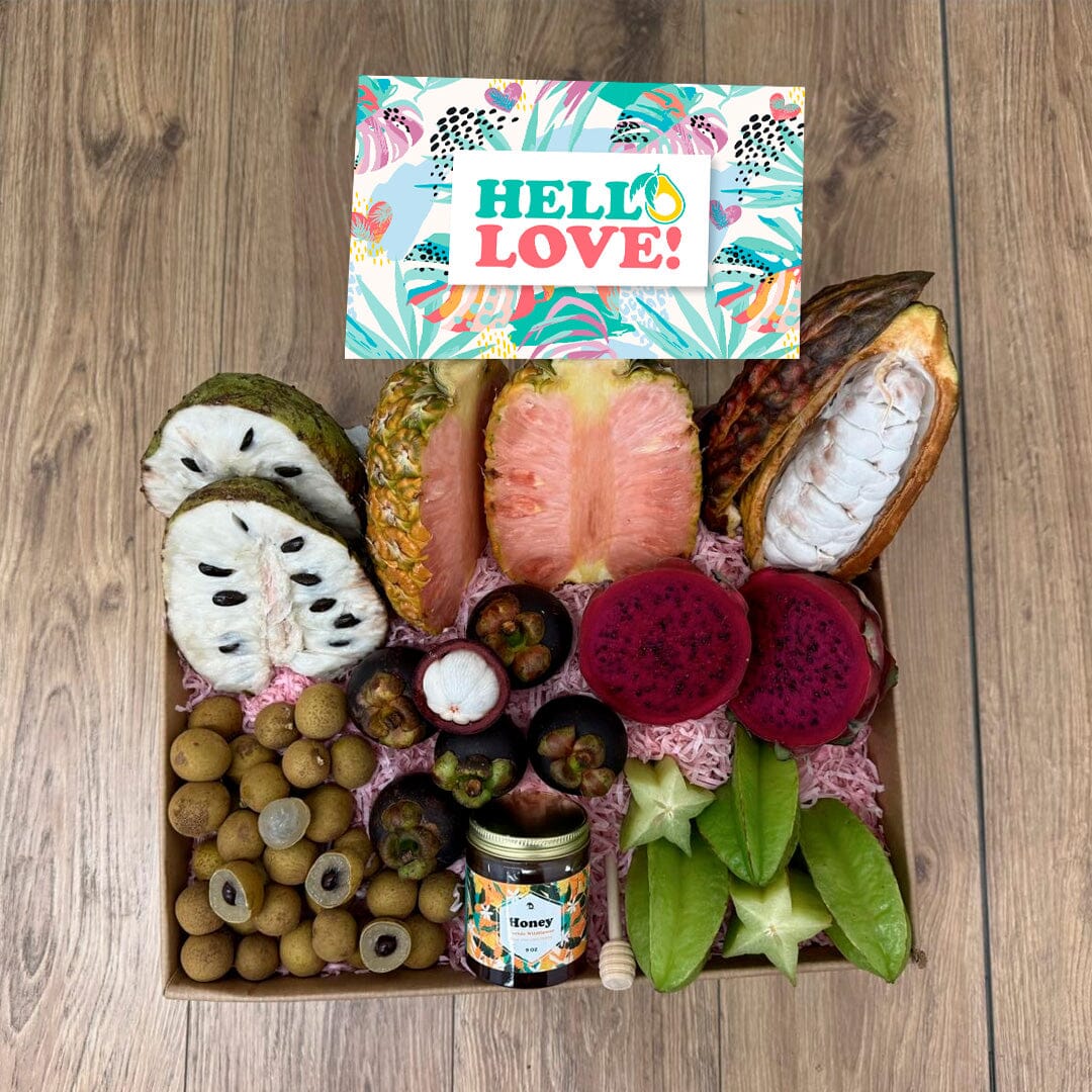 Taste the Exotics Fruit Box GoogleON Tropical Fruit Box Large (16 pounds) Love you 