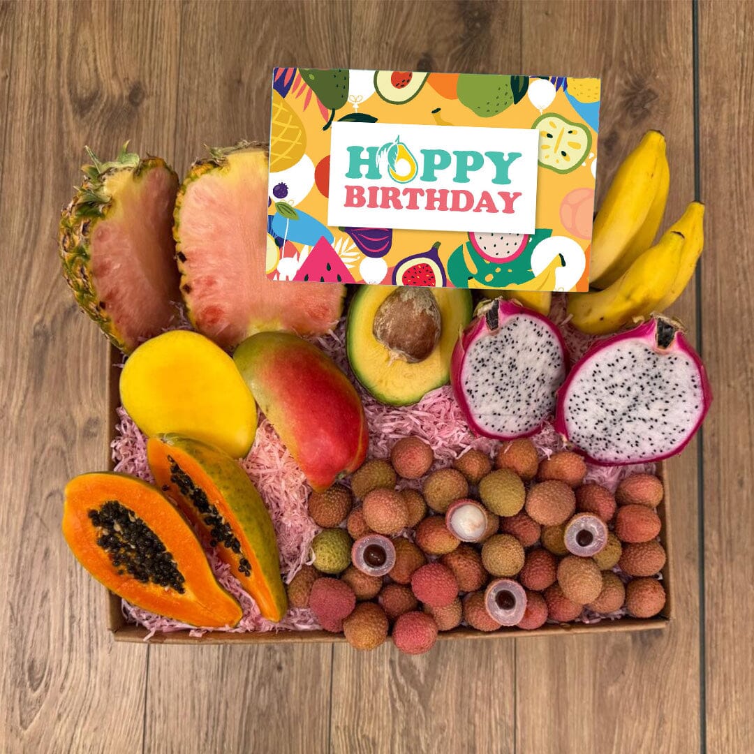 Taste the Tropics Fruit Box GoogleON Tropical Fruit Box Regular (10lbs) Happy Birthday 