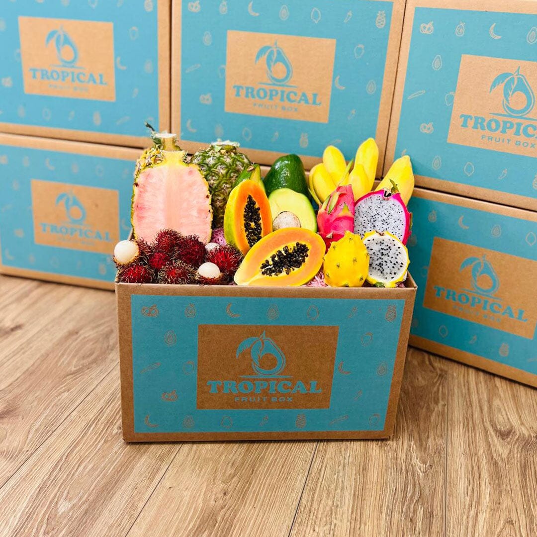 Taste the Tropics Fruit Box GoogleON Tropical Fruit Box 