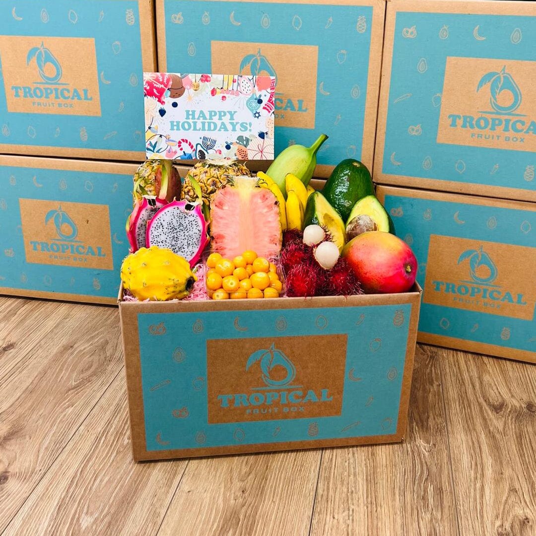 Taste the Tropics Fruit Box GoogleON Tropical Fruit Box 