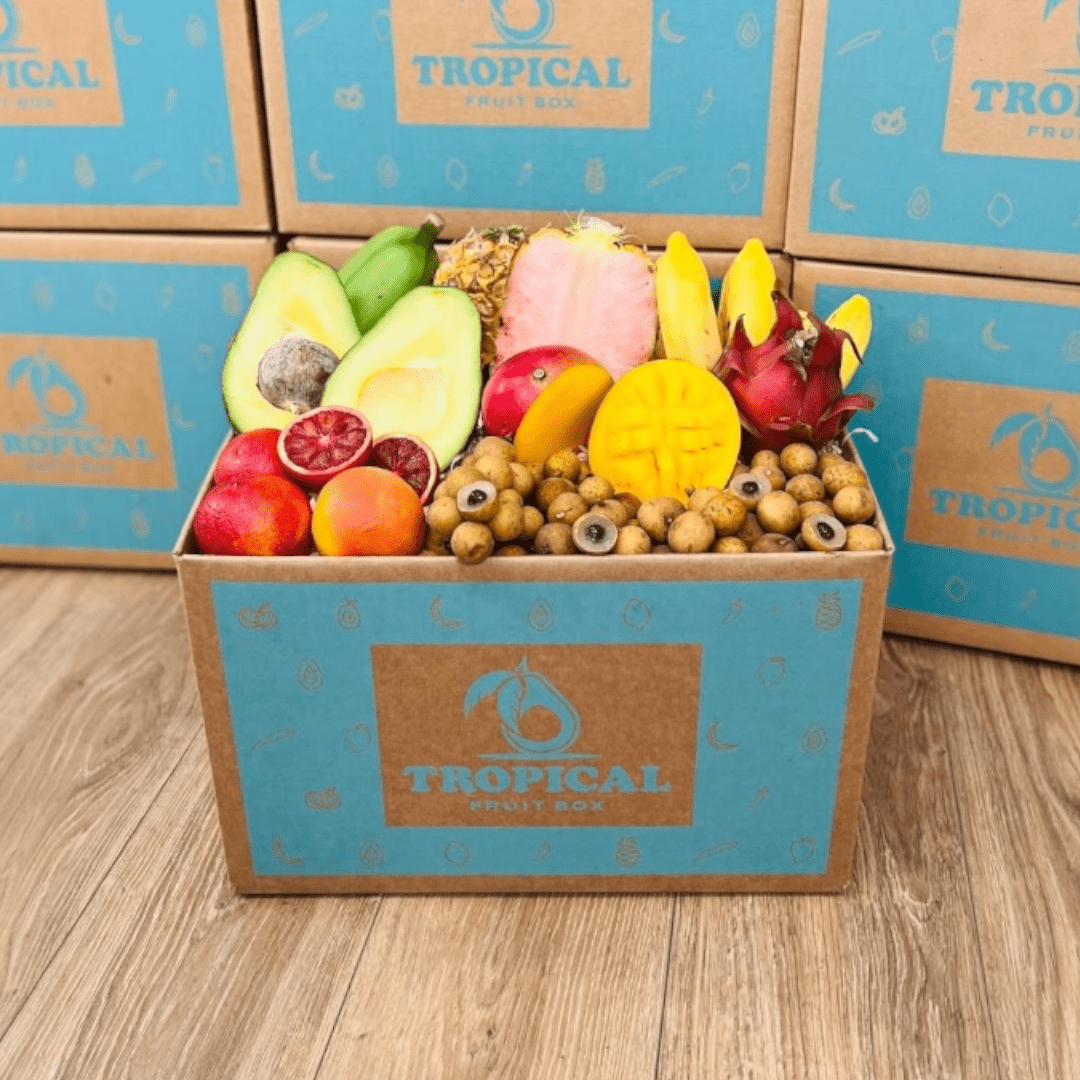 Taste the Tropics Fruit Box GoogleON Tropical Fruit Box 