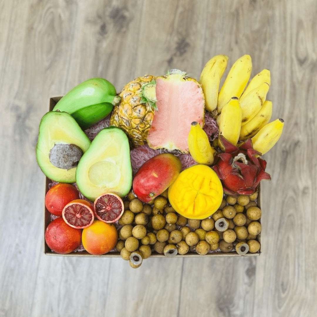 Taste the Tropics Fruit Box GoogleON Tropical Fruit Box 