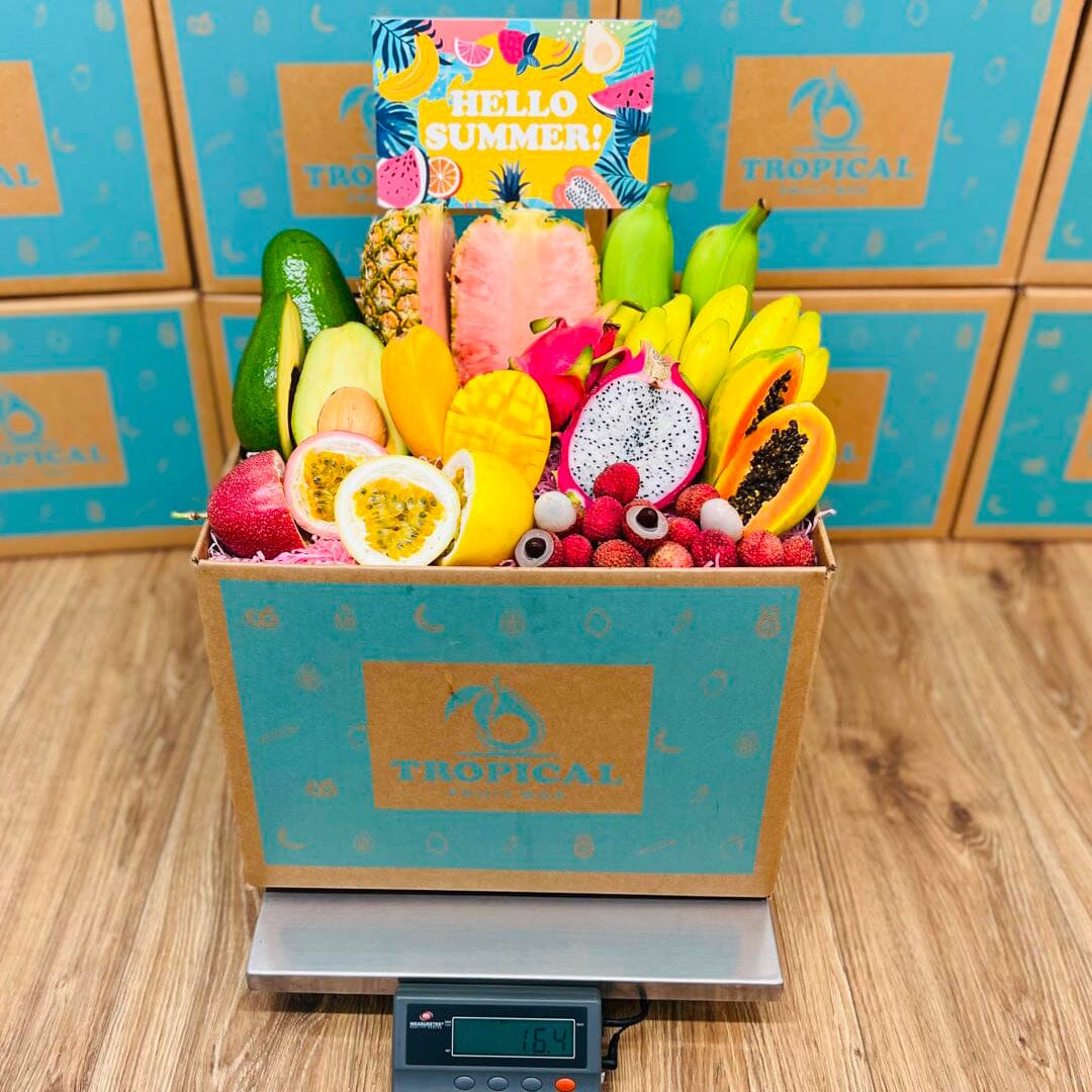 Taste the Tropics Fruit Box GoogleON Tropical Fruit Box 