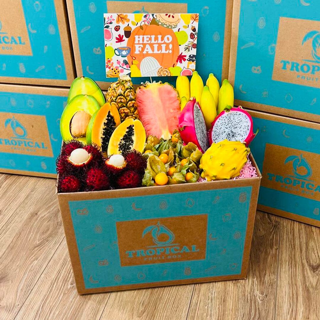 Taste the Tropics Fruit Box GoogleON Tropical Fruit Box 