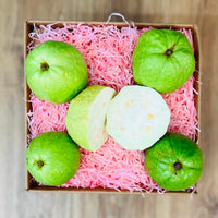 Thumbnail for Fresh Tropical White Guava Box (Thai Guava) Produce Box Tropical Fruit Box 3 lbs 
