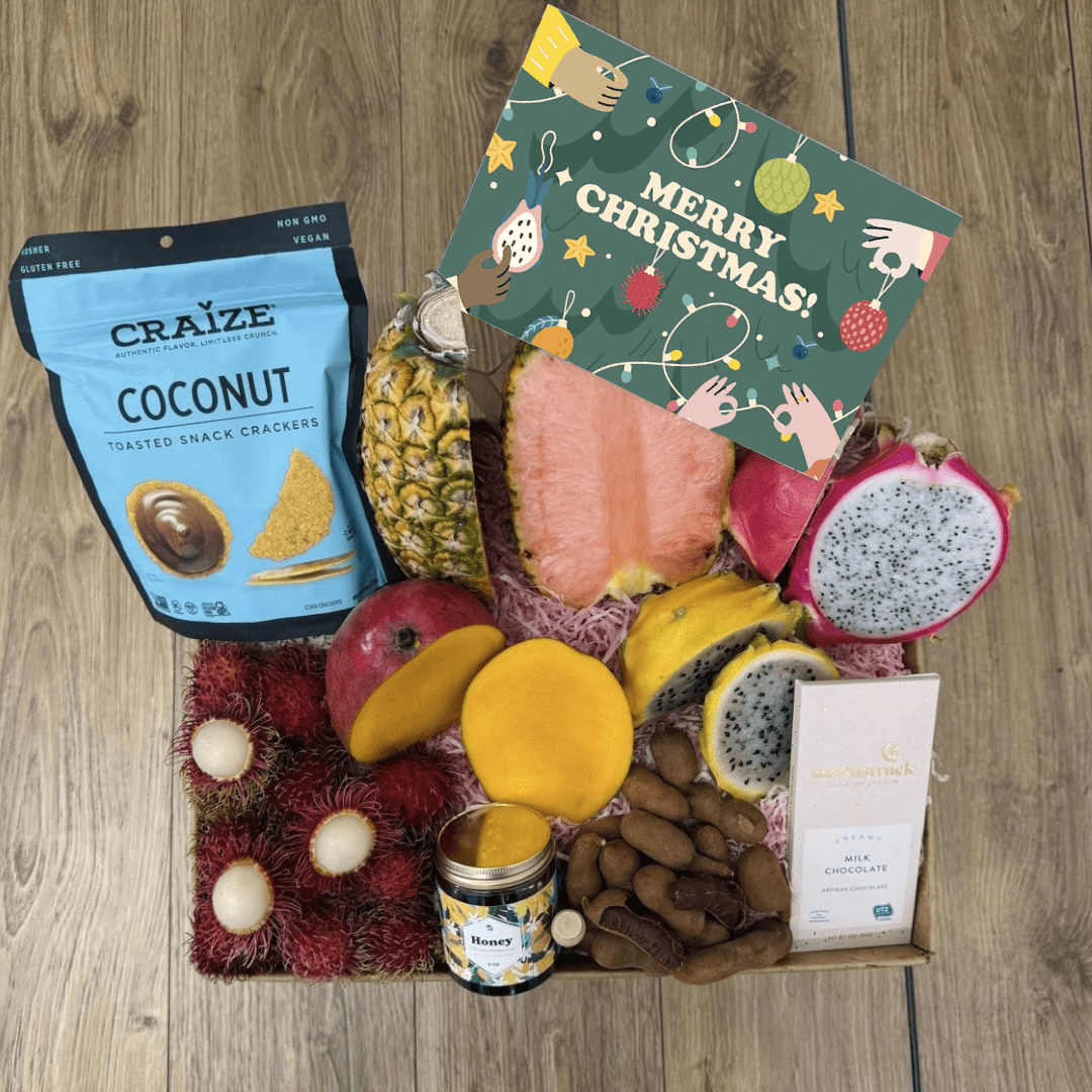 TropiLuxe Premium Gift Box Specialty Box Tropical Fruit Box Merry Christmas 